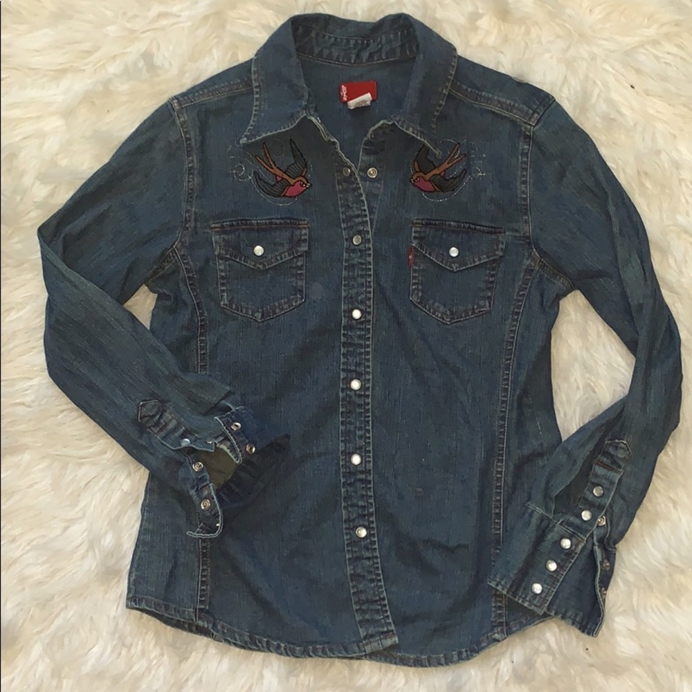 Levi’s denim western shirt el dorado